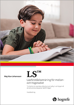 LS Läsförståelseträning för mellan- och högstadiet. Bild på handledning