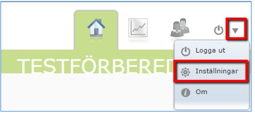 Skärmbild som stöd till texten